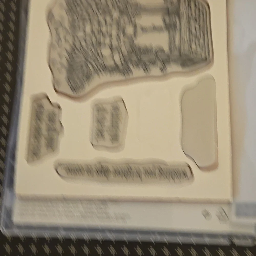 Stampin Up Bright Wishes rubber stamp set